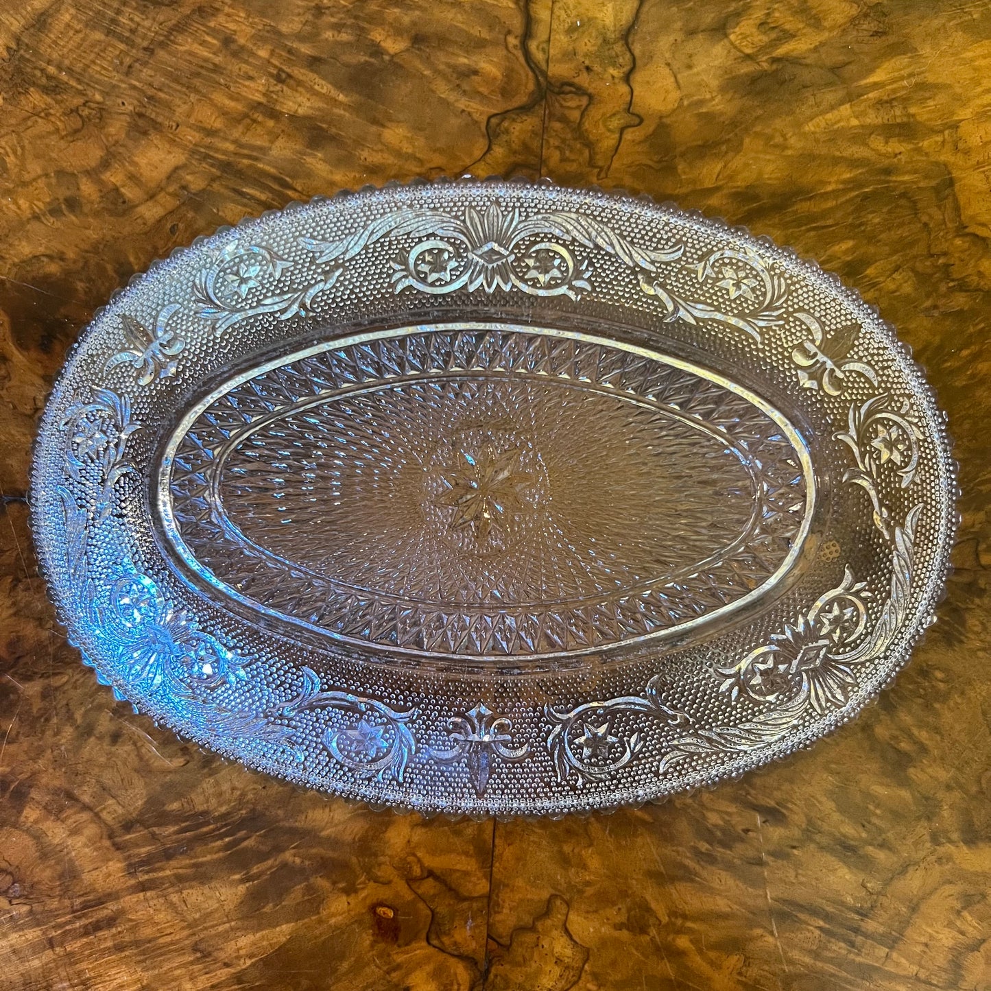 Glass Oval Tray