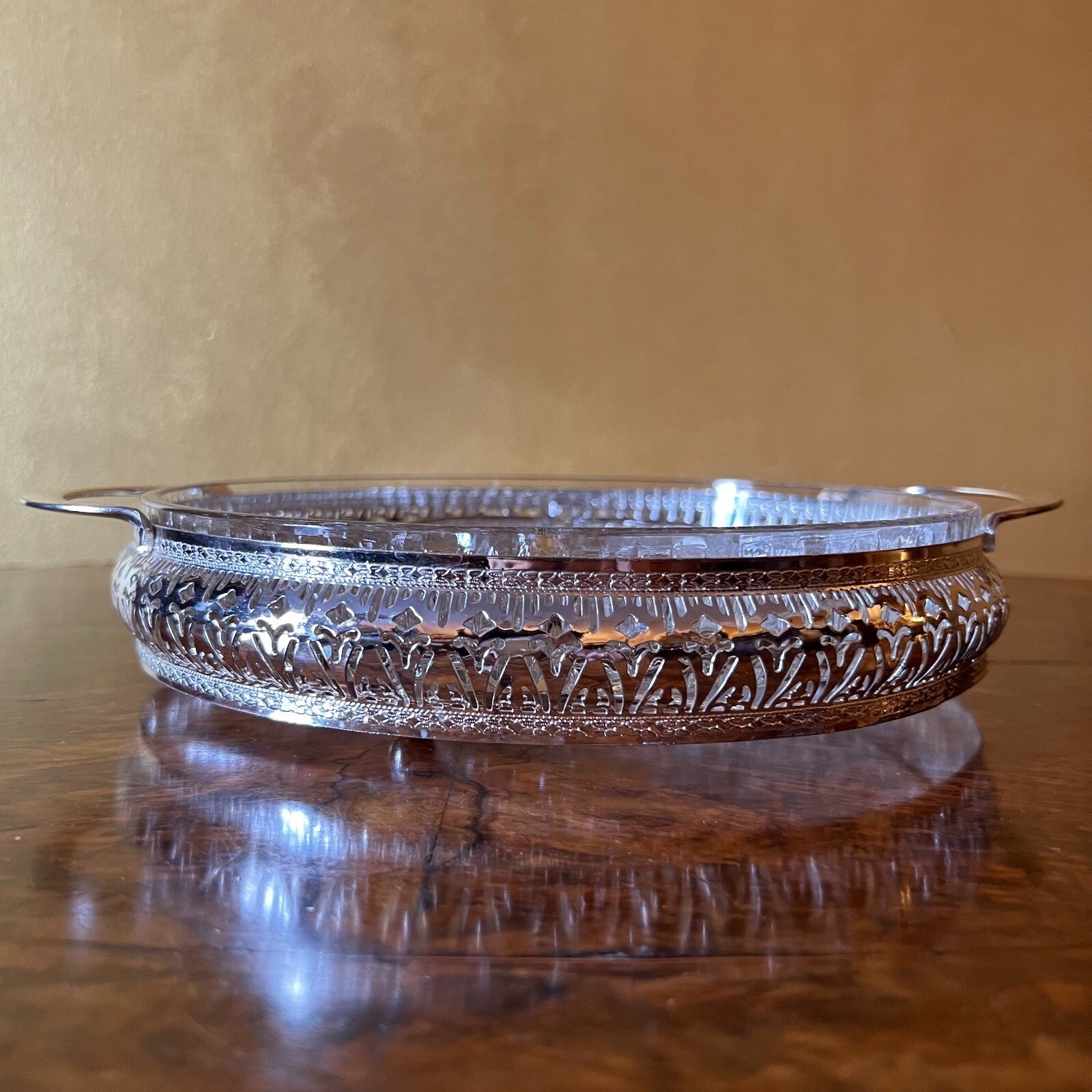 Glass Serving Divider Platter