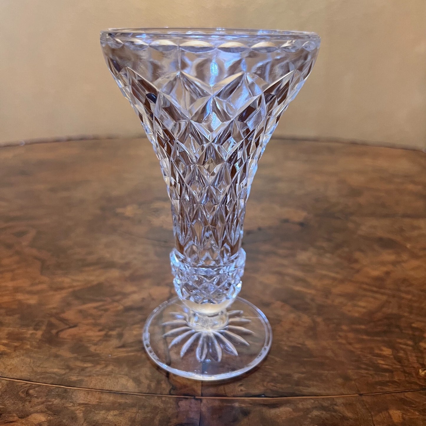 Glass Small Vase Pair Vintage