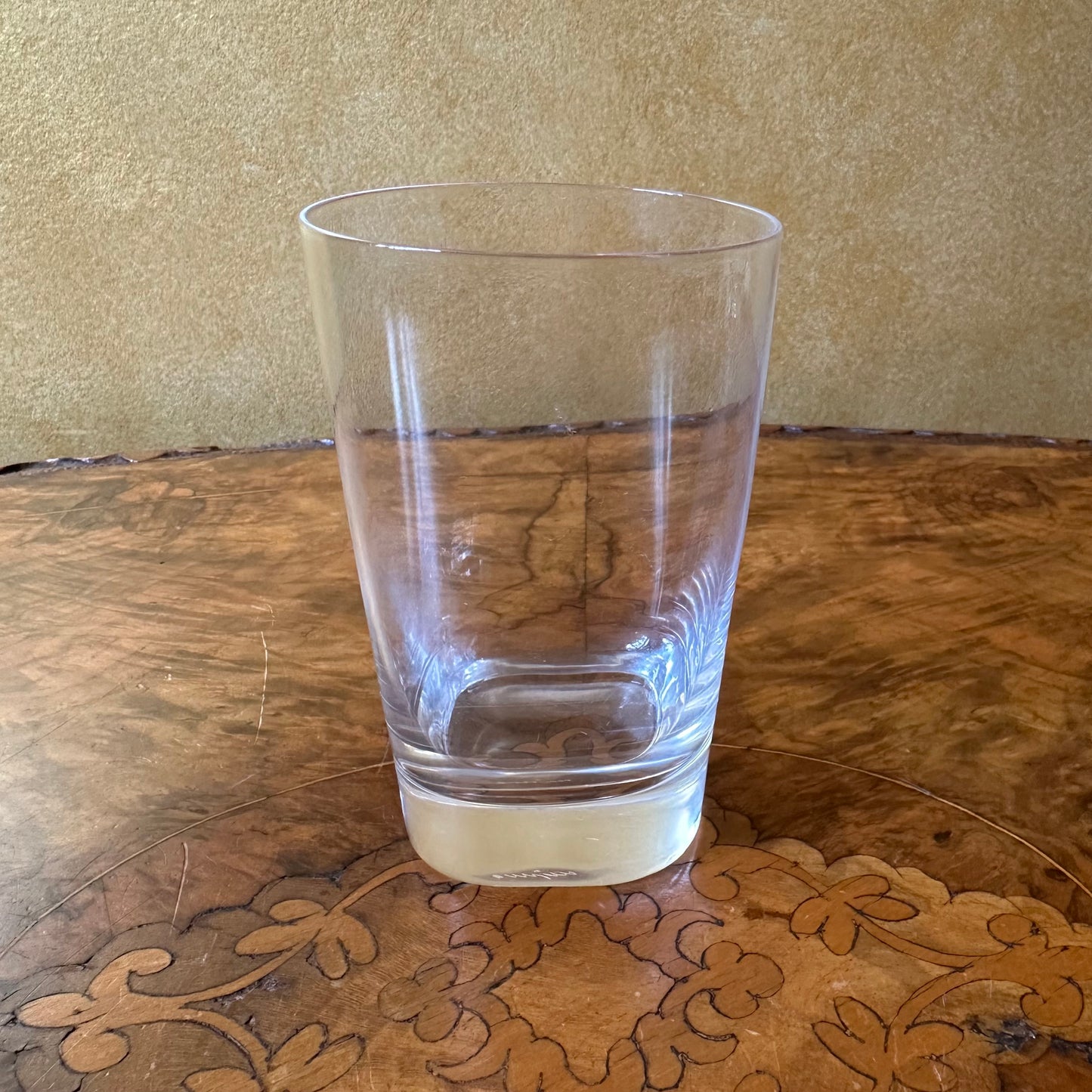 Glass Square Base Round Top Glasses
