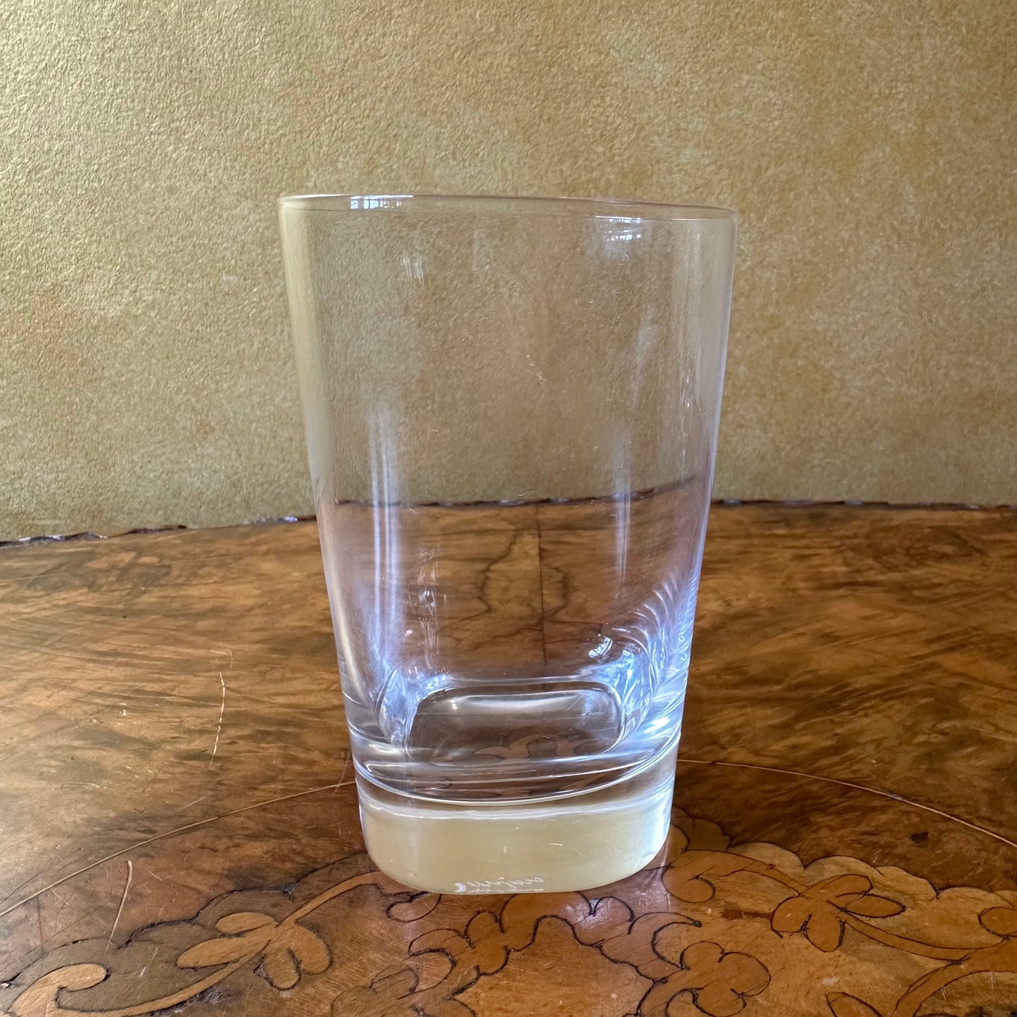 Glass Square Base Round Top Glasses Set