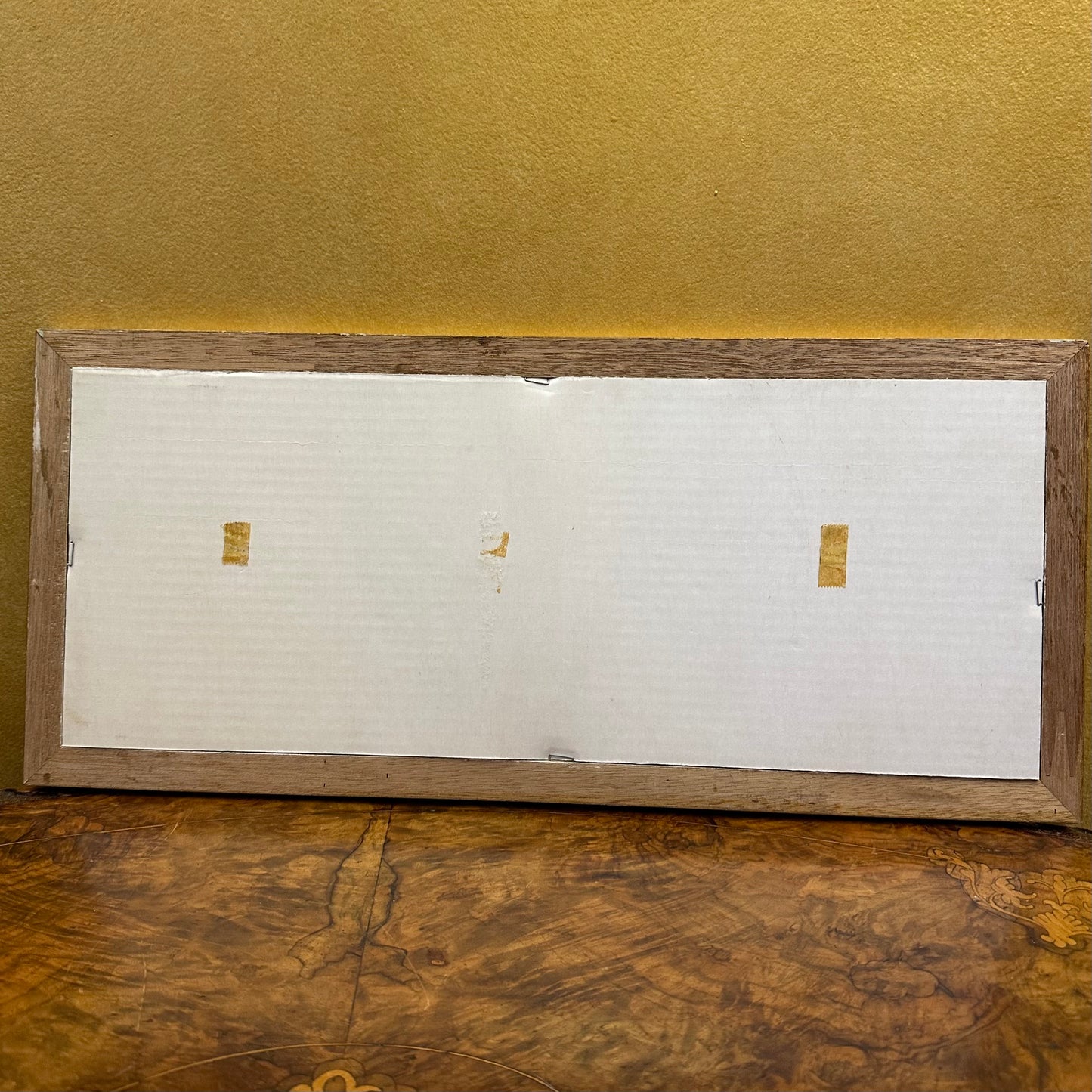 Gold Wooden Frame With Circle Cut