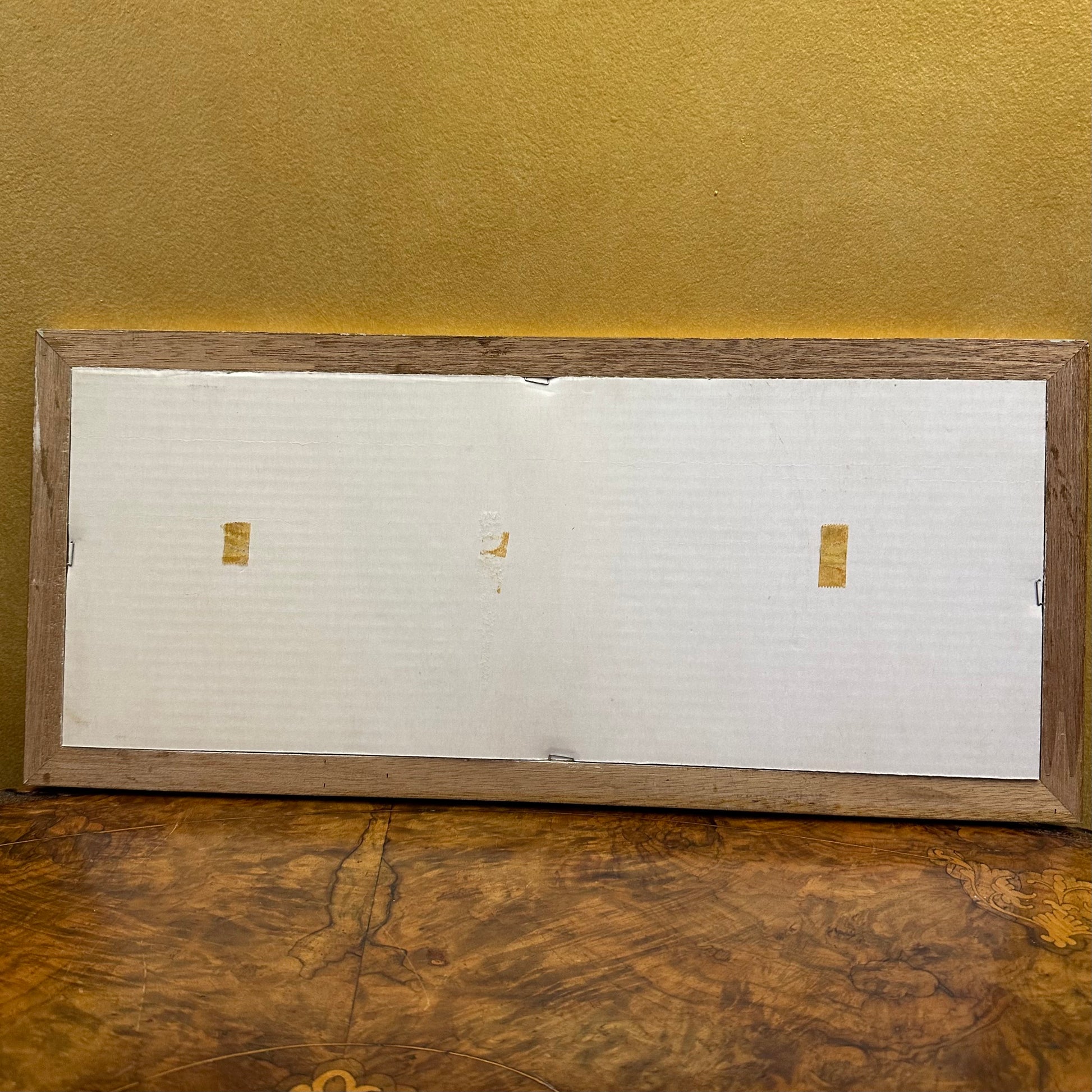 Gold Wooden Frame With Circle Cut