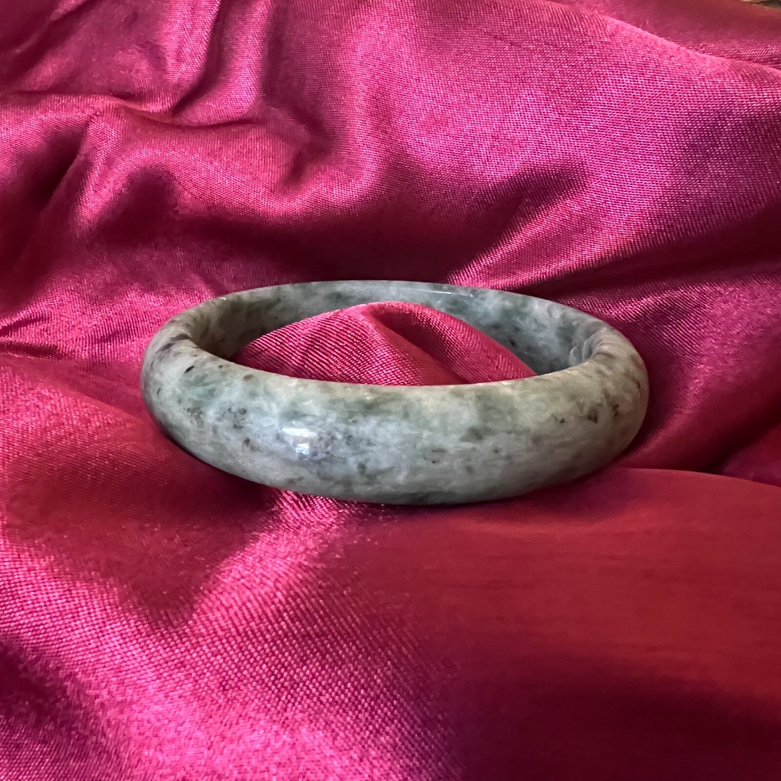 Green Crystal Bangle