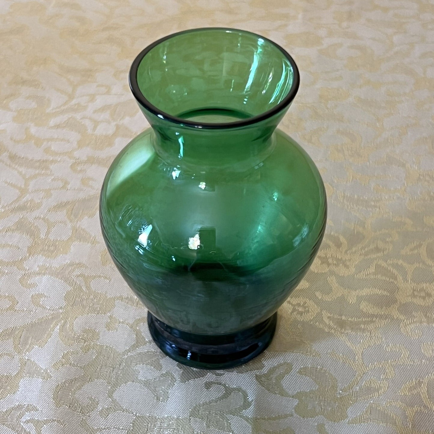 Green Glads Small Vase