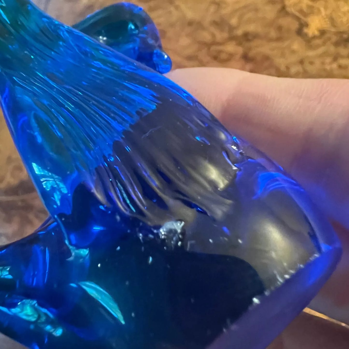 Hand Blown Glass Swan Ornament