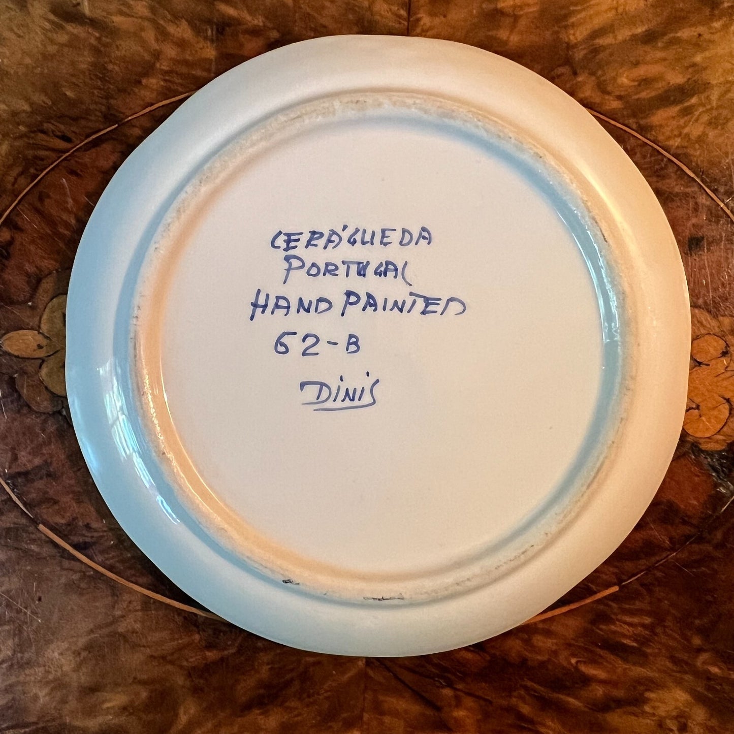 Hand Painted Portugal Ship Small Plate