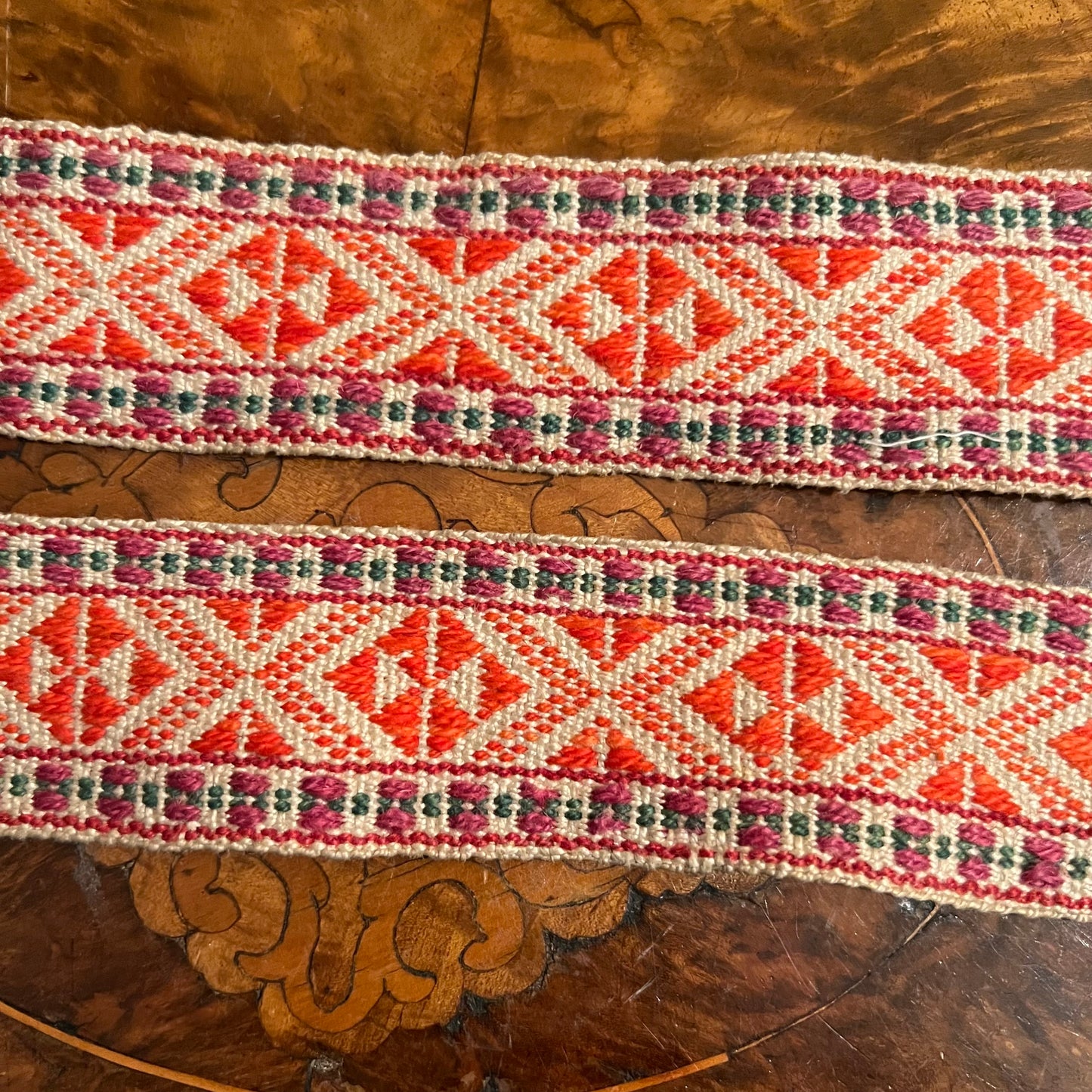 Hand Woven Folk Costume Belt