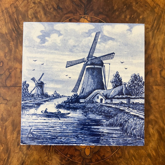 Holland Blue & White Square Tile