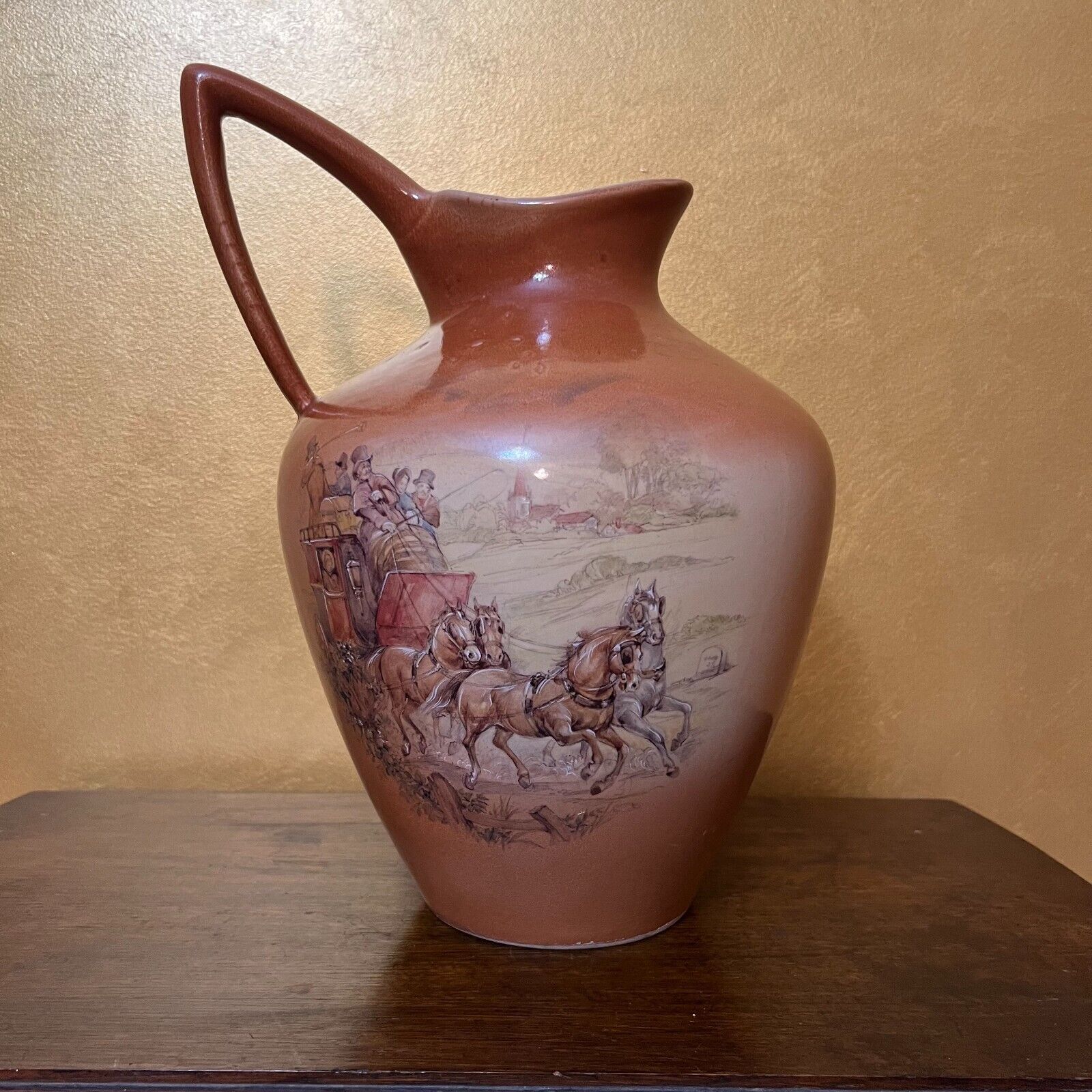 Horse Carriage Large Jug