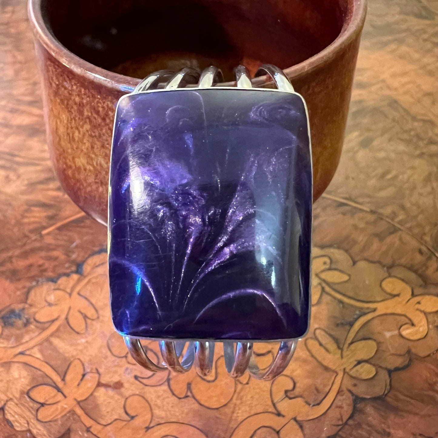 Vintage Sterling Silver Costume Cuff