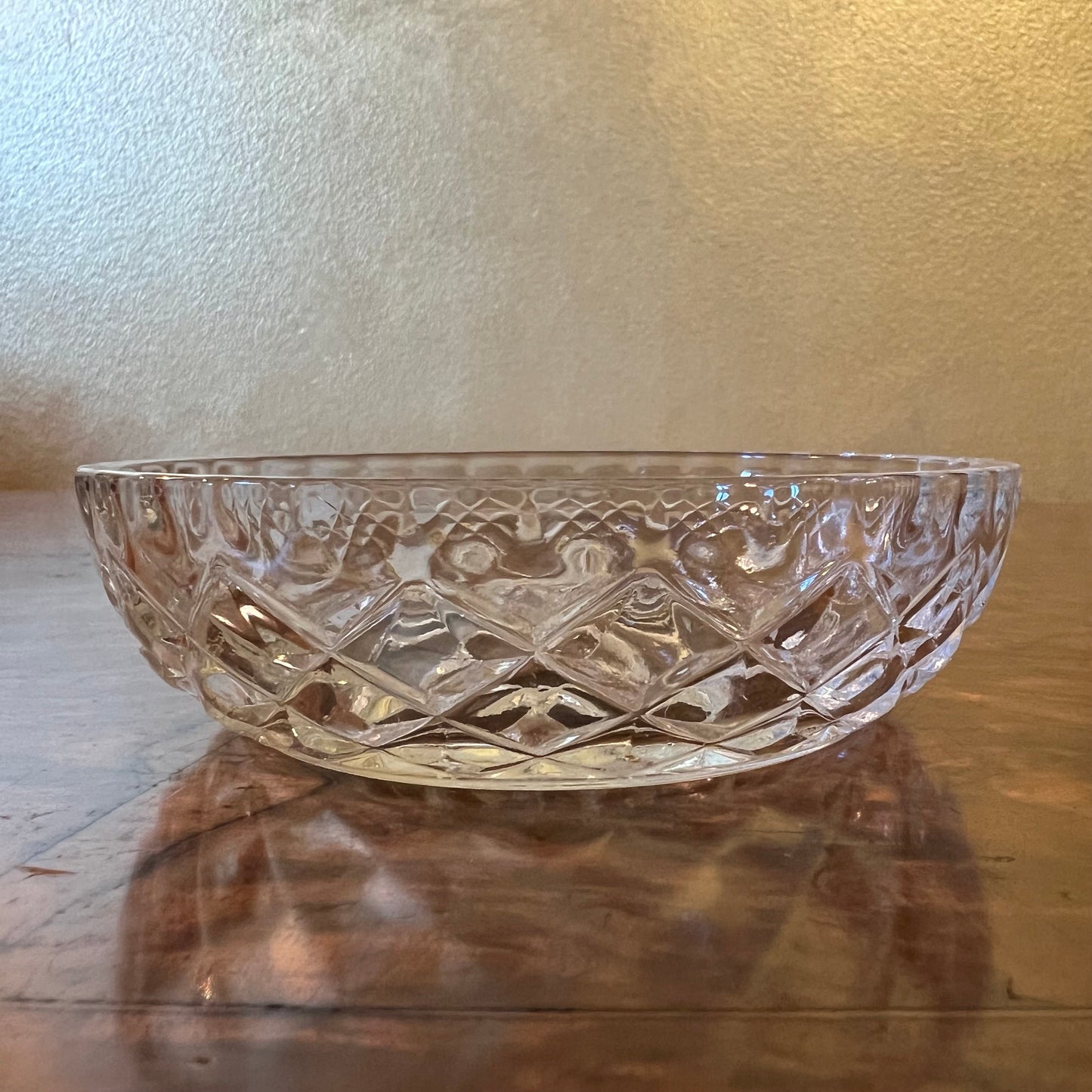 Vintage Glass Cut Small Dish
