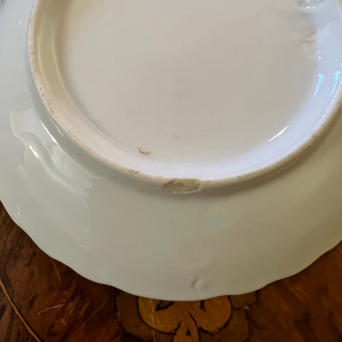 Vintage Green Edge Coffee Saucer