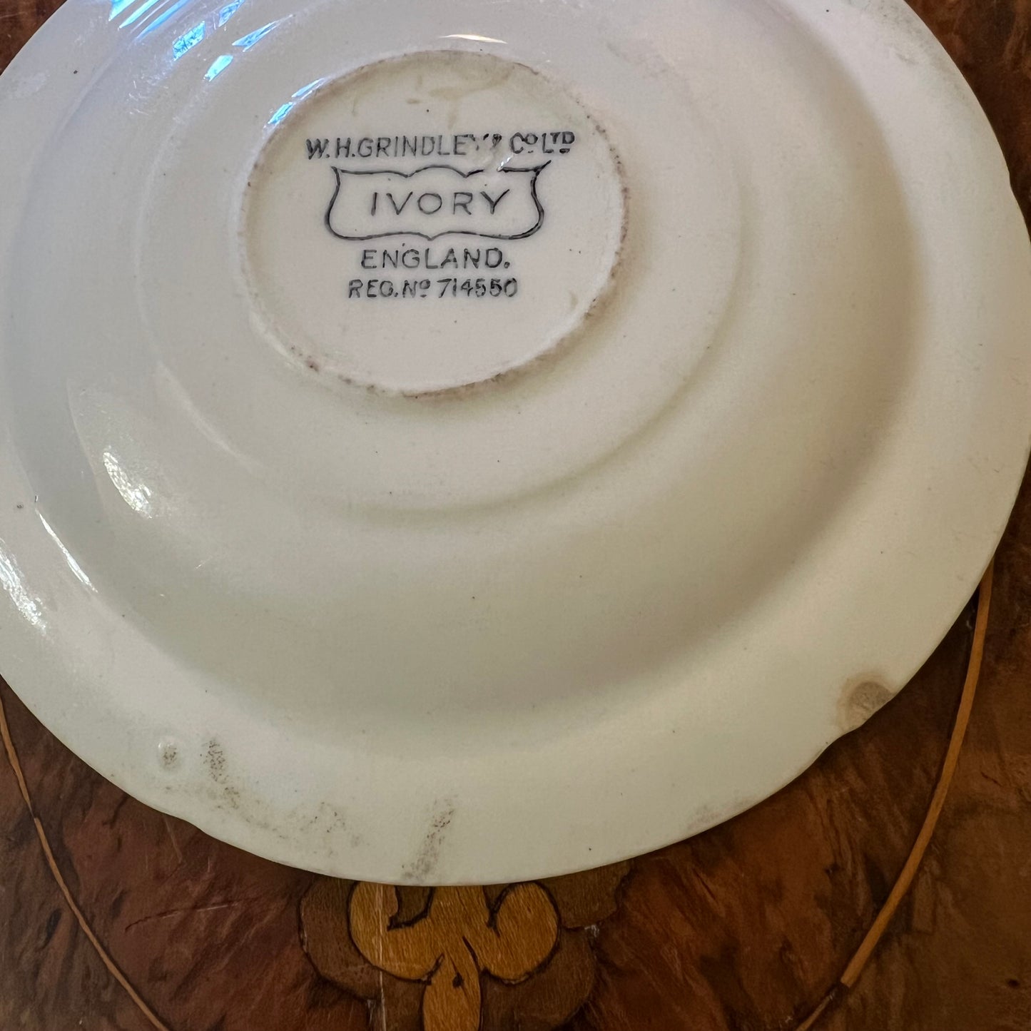 Antique Grindley Gold Pattern Saucer
