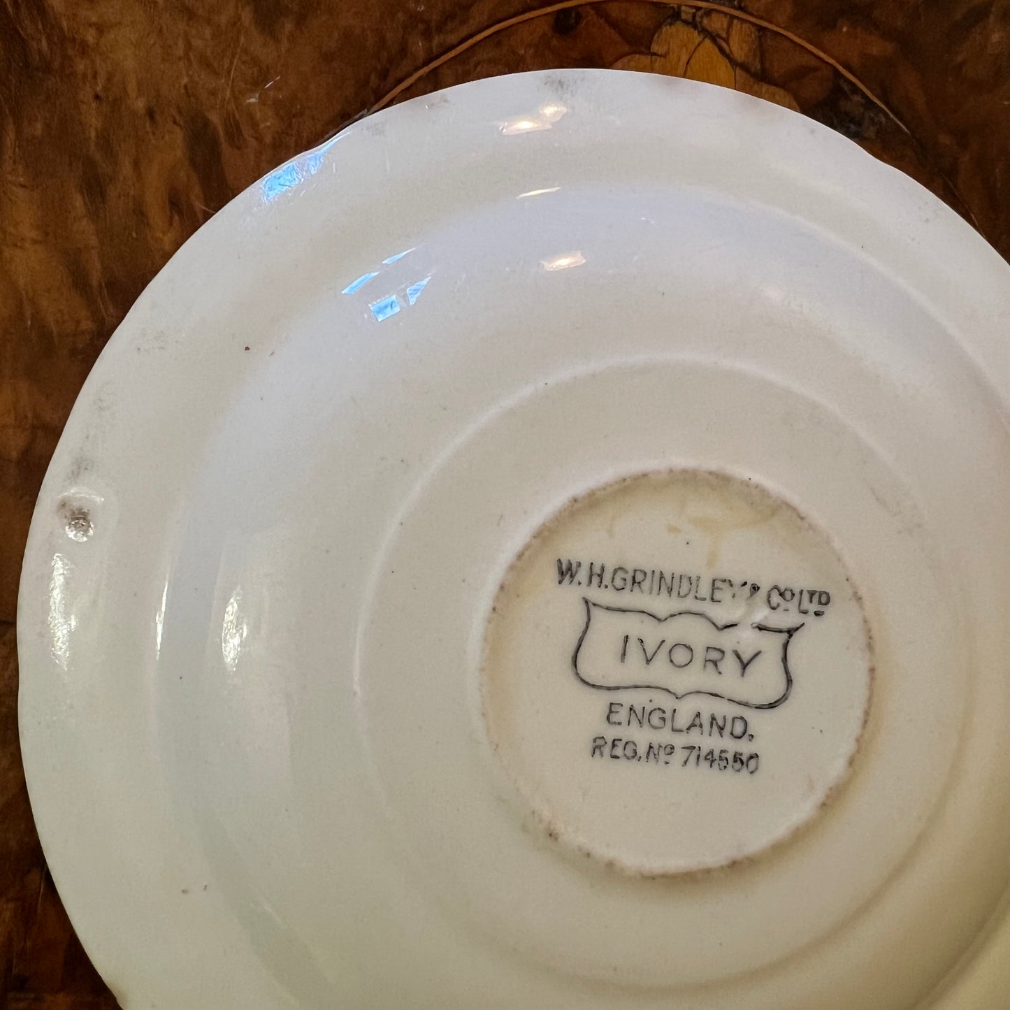 Antique Grindley Gold Pattern Saucer