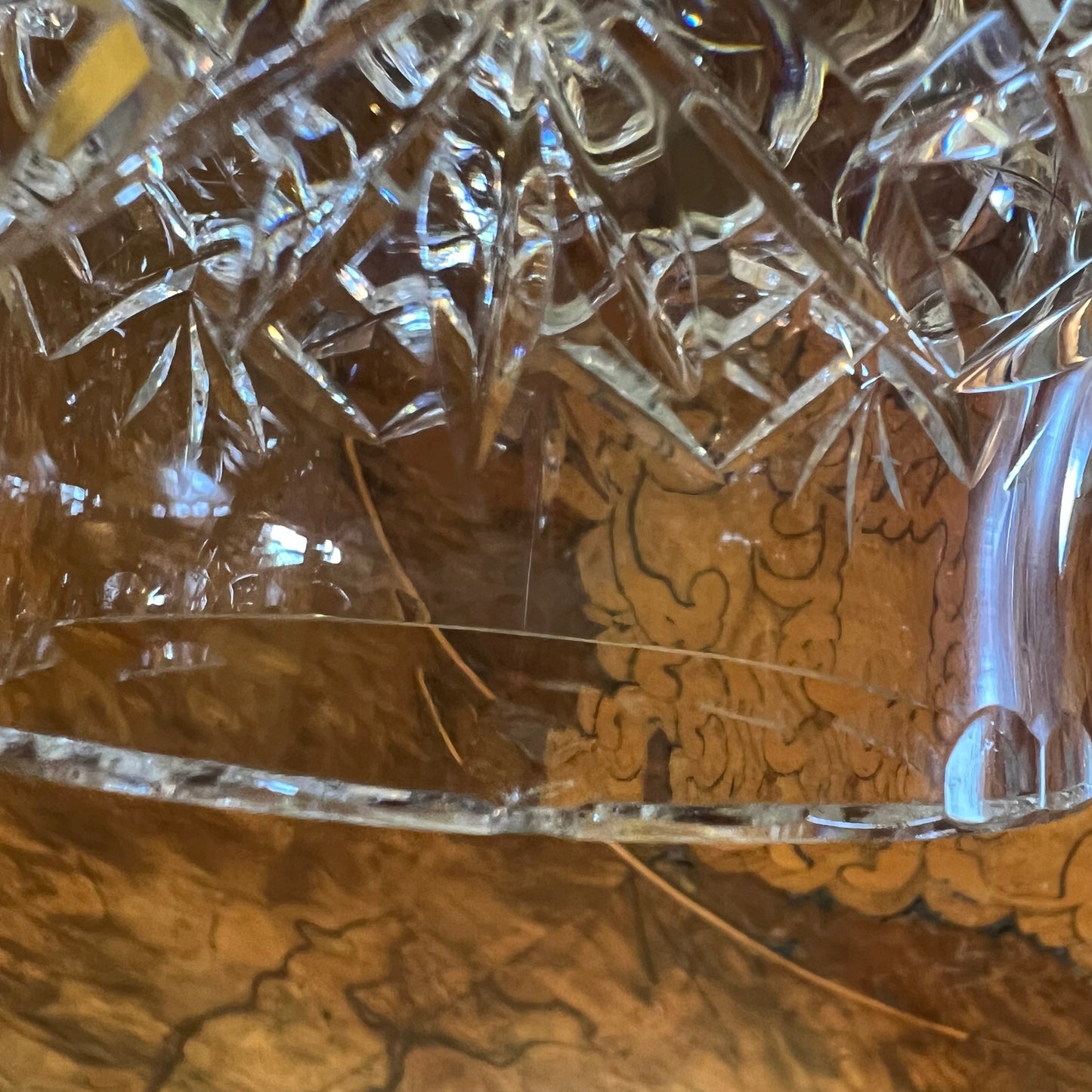 Vintage Crystal Jar