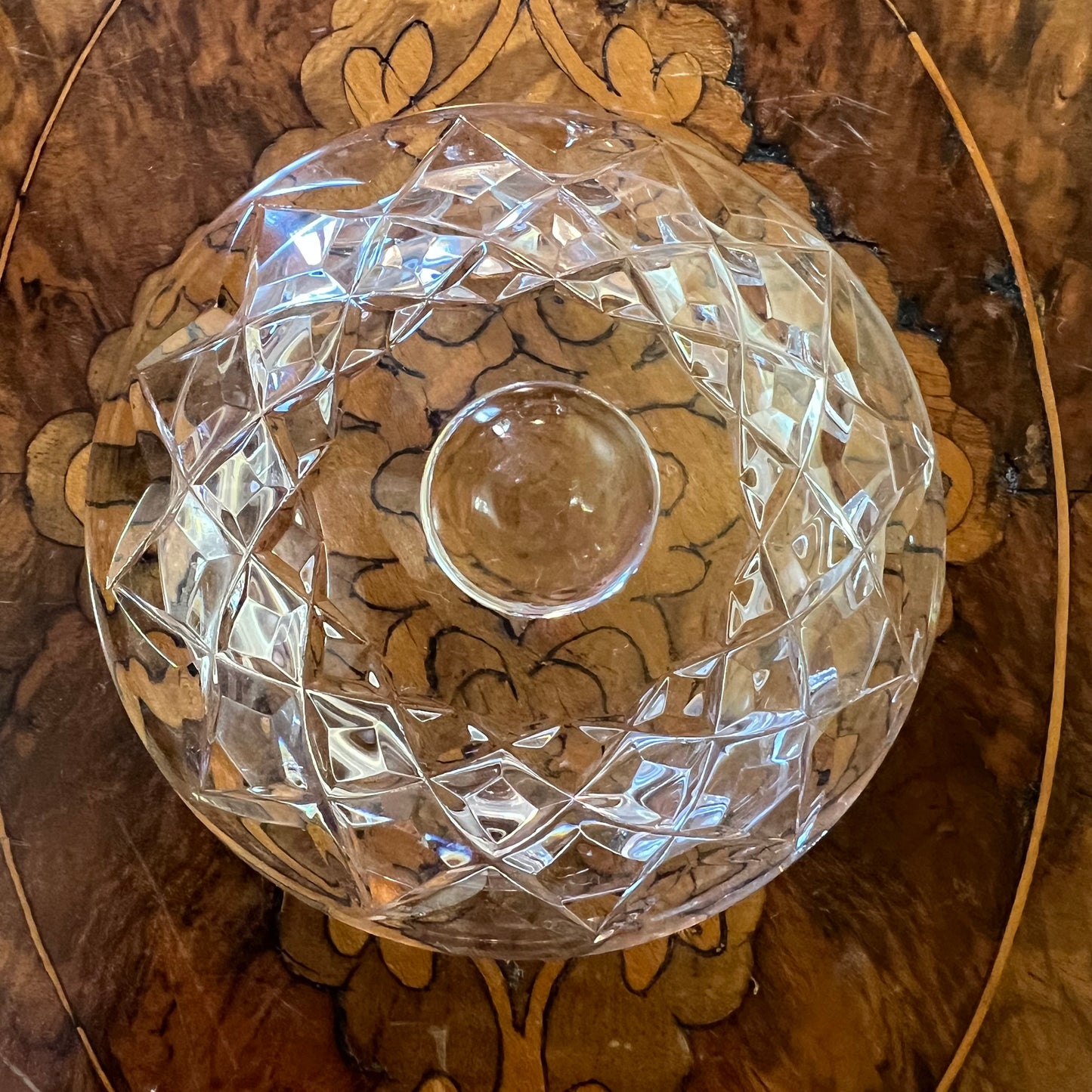 Vintage Crystal Jar
