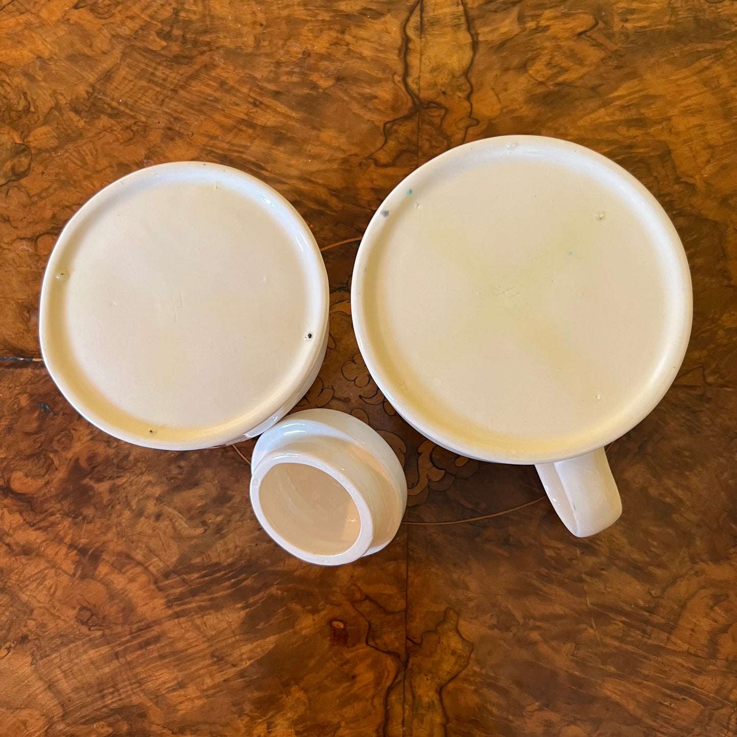 Vintage Autumn Floral Milk & Sugar Set