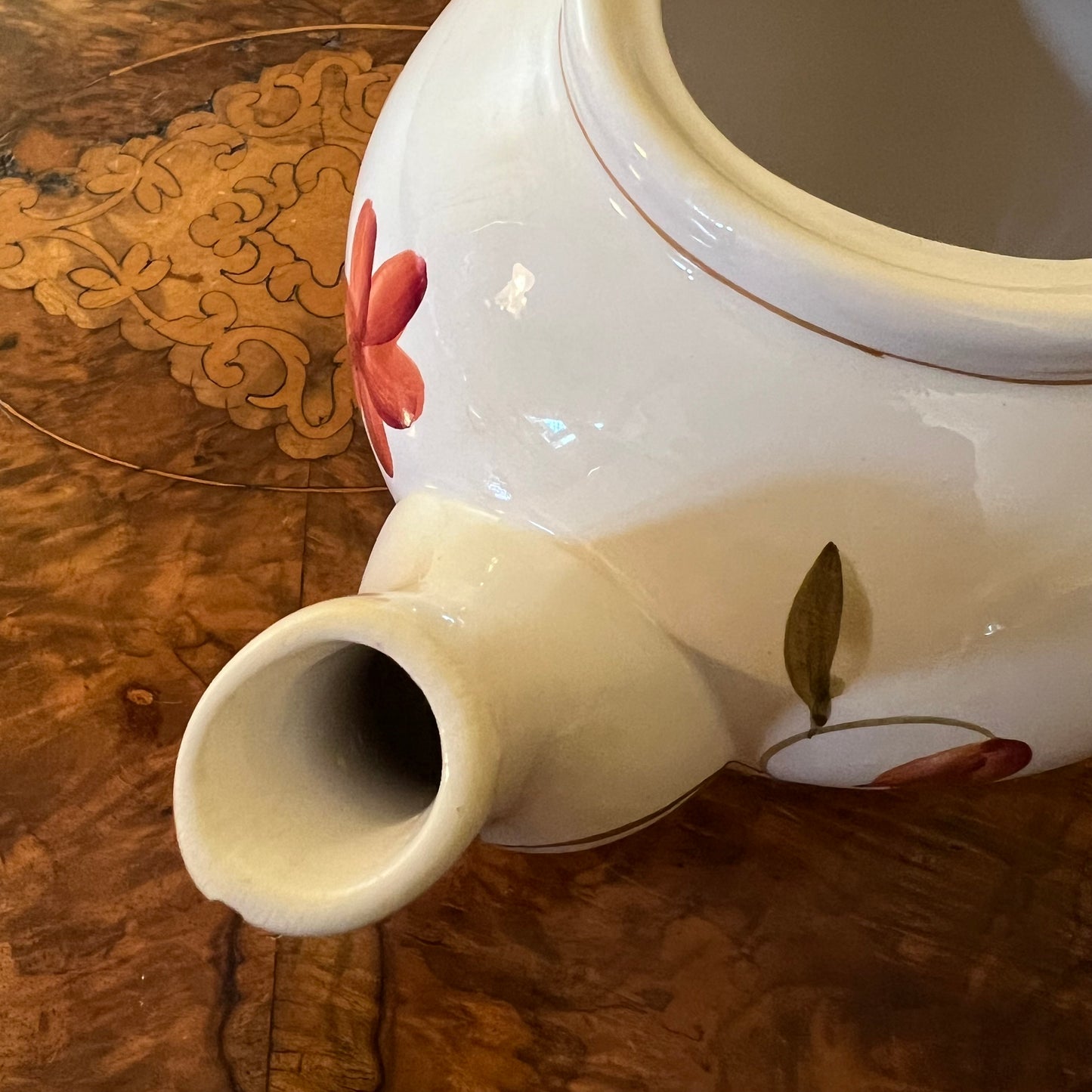 Vintage Autumn Floral Tea Pot