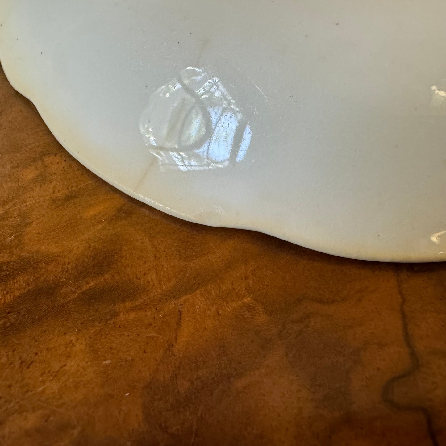 Vintage Old Foley Broadway Print Saucer