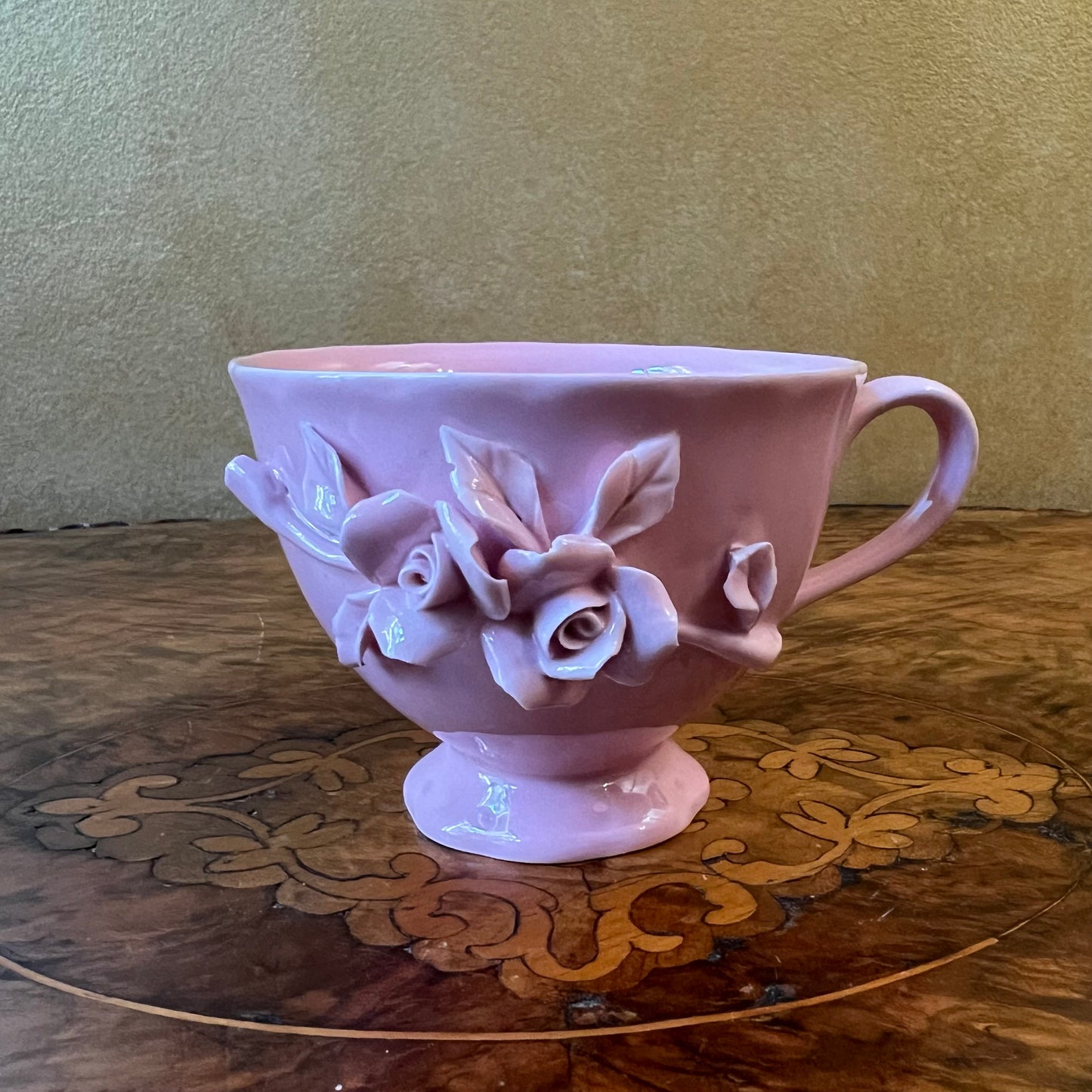 Pink Rambling Rose Teacup