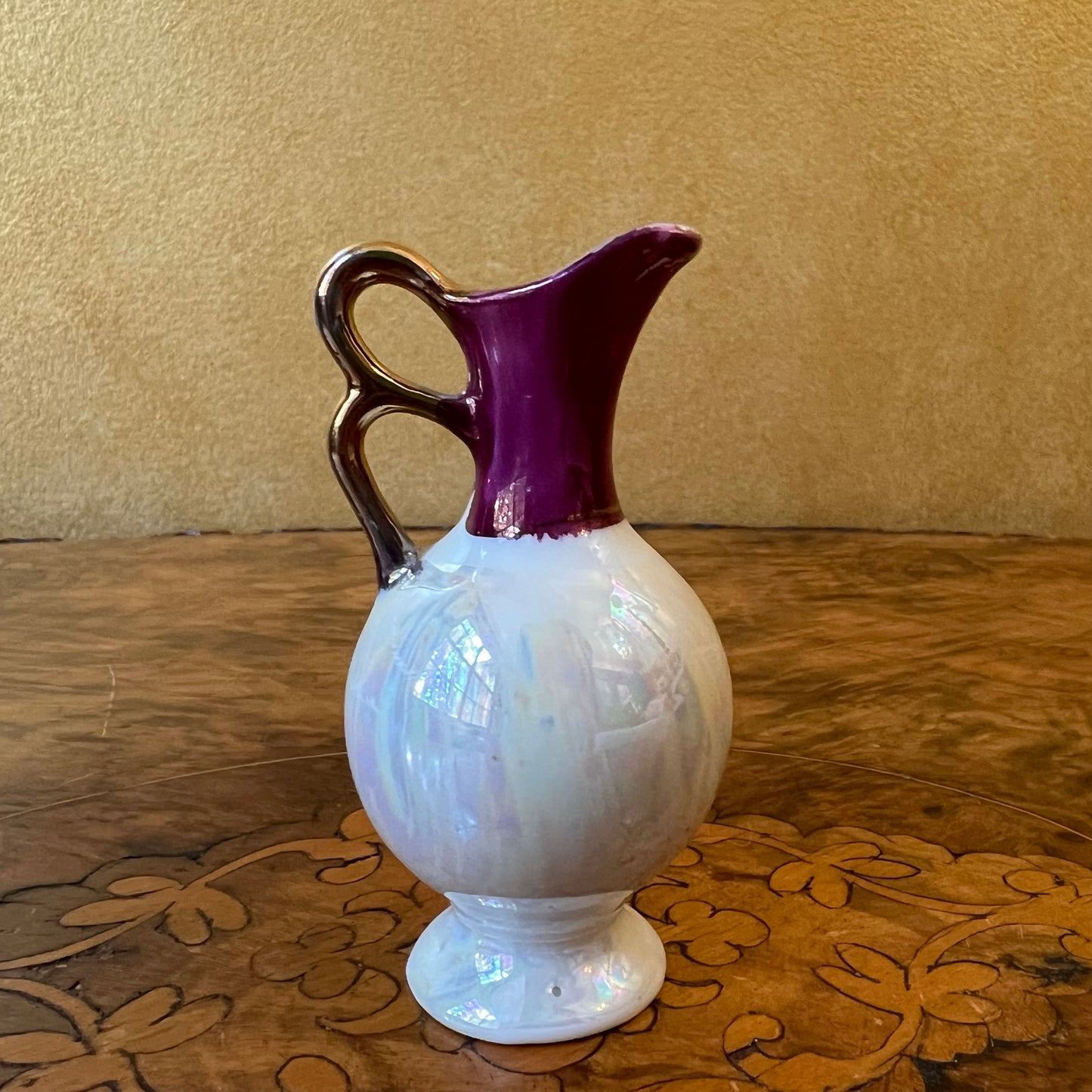 Vintage Courting Print Miniature Jug