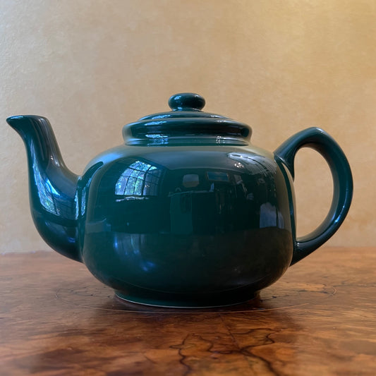 Vintage Dark Green Tea Pot