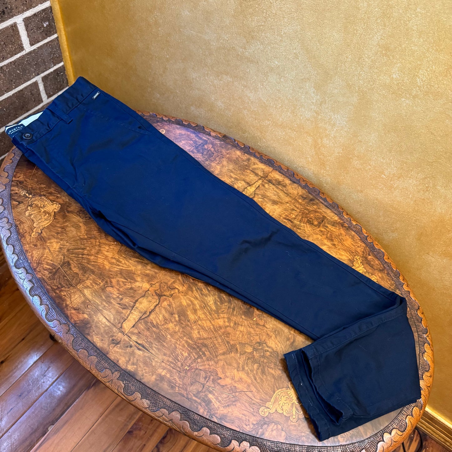 Industrie Navy Full Length Mens Pants