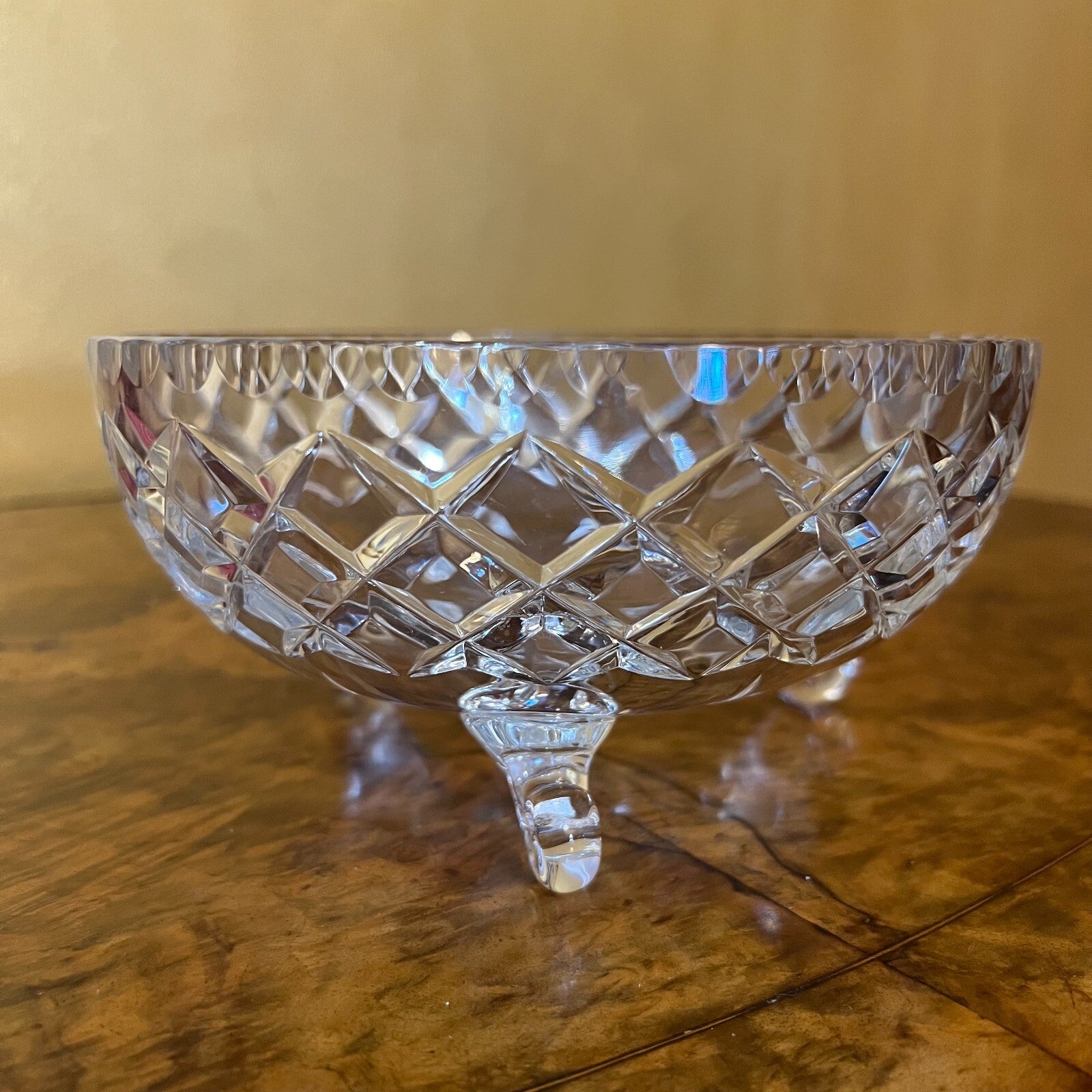 Inwald Crystal Bowl On Feet