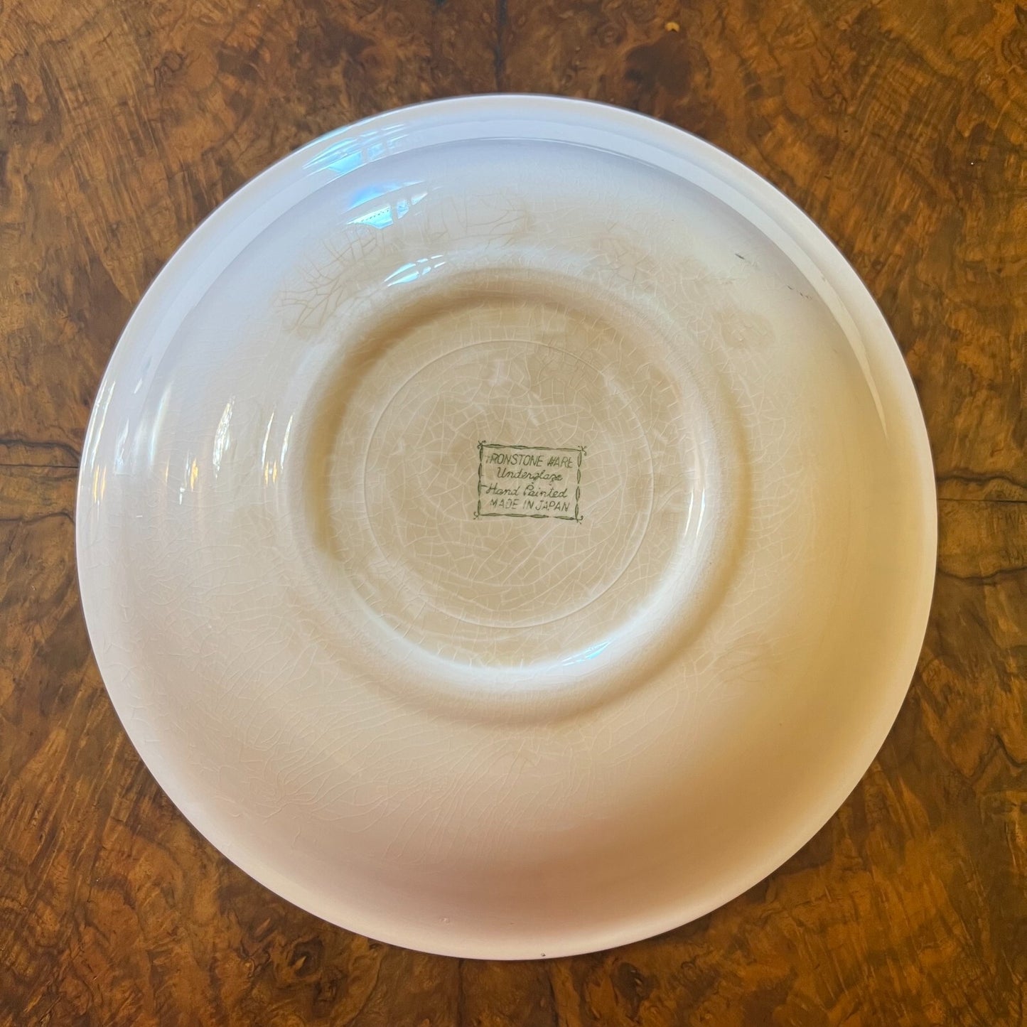 Ironstone Ware Fruit Print Bowl