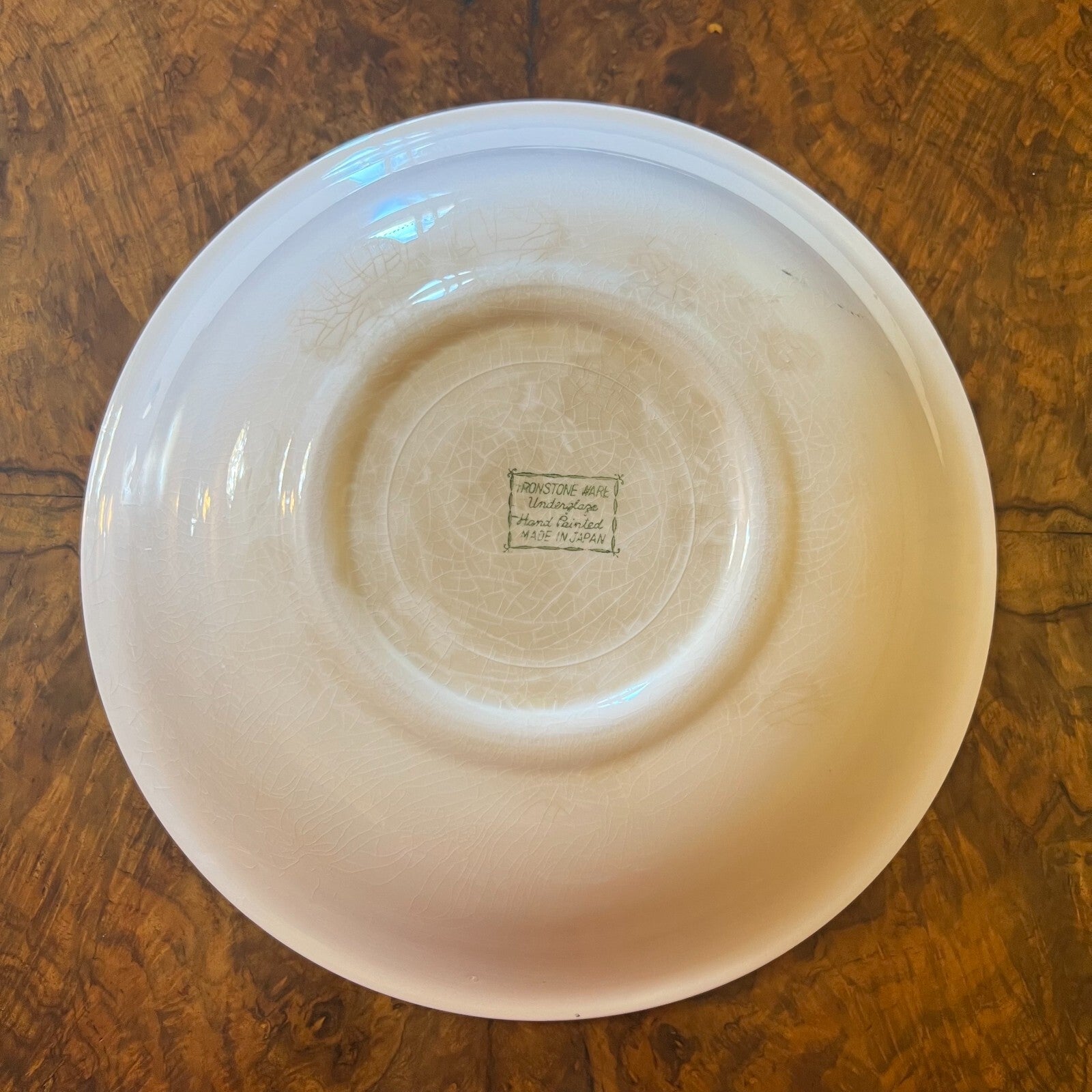 Ironstone Ware Fruit Print Bowl