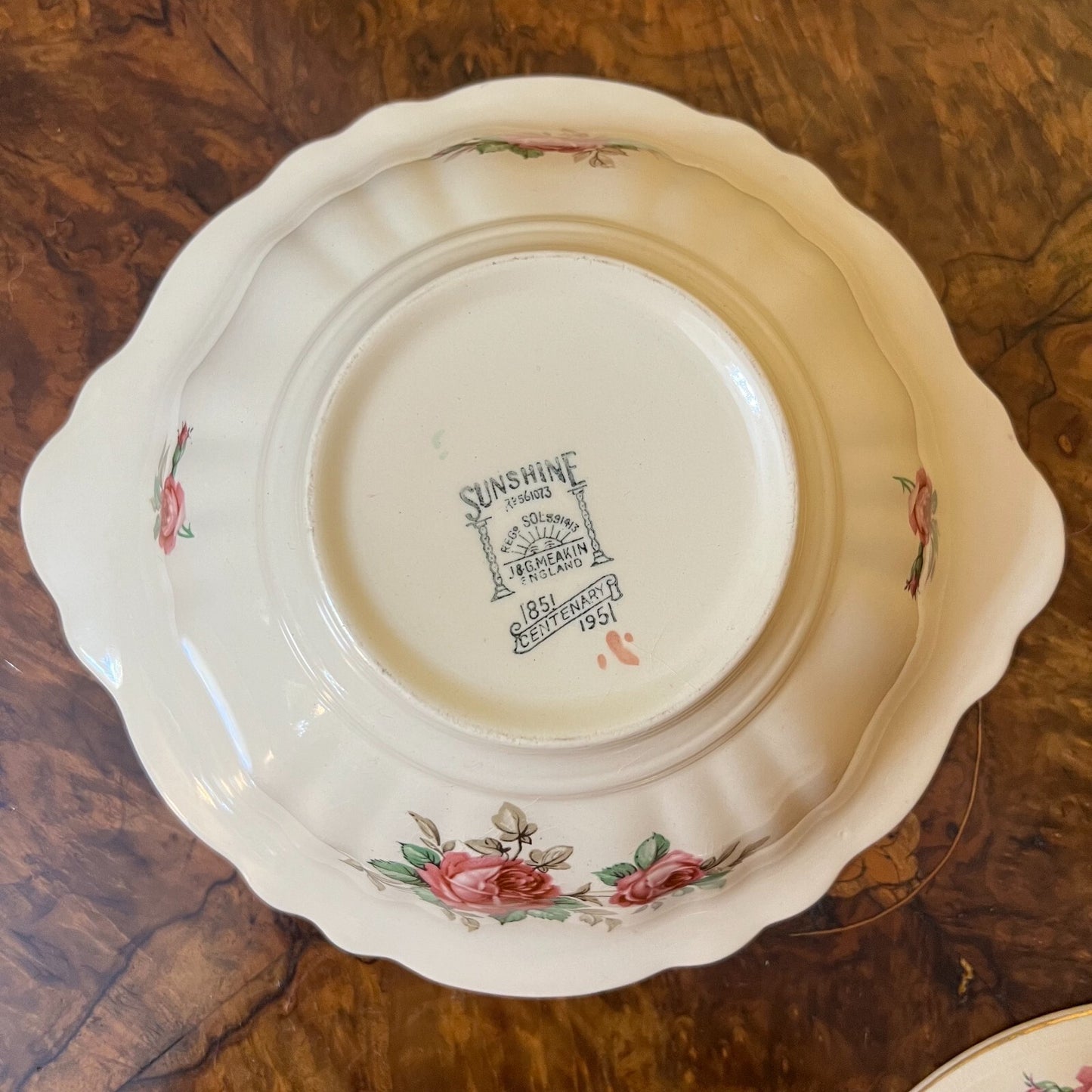 J & G Meakin Centenary Bowl