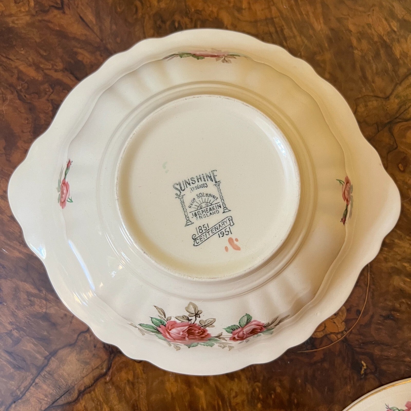 J & G Meakin Centenary Bowl