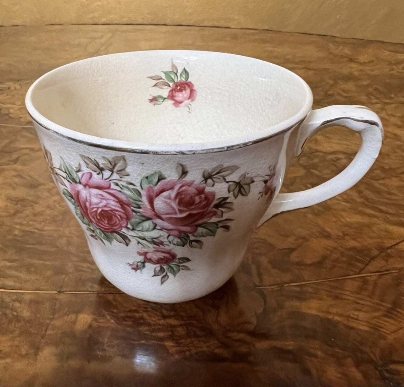 J & G Meakin Rose Print Set  Tea Cup
