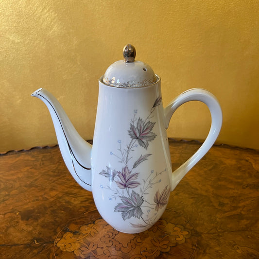 Japanese Floral Print Coffee Pot