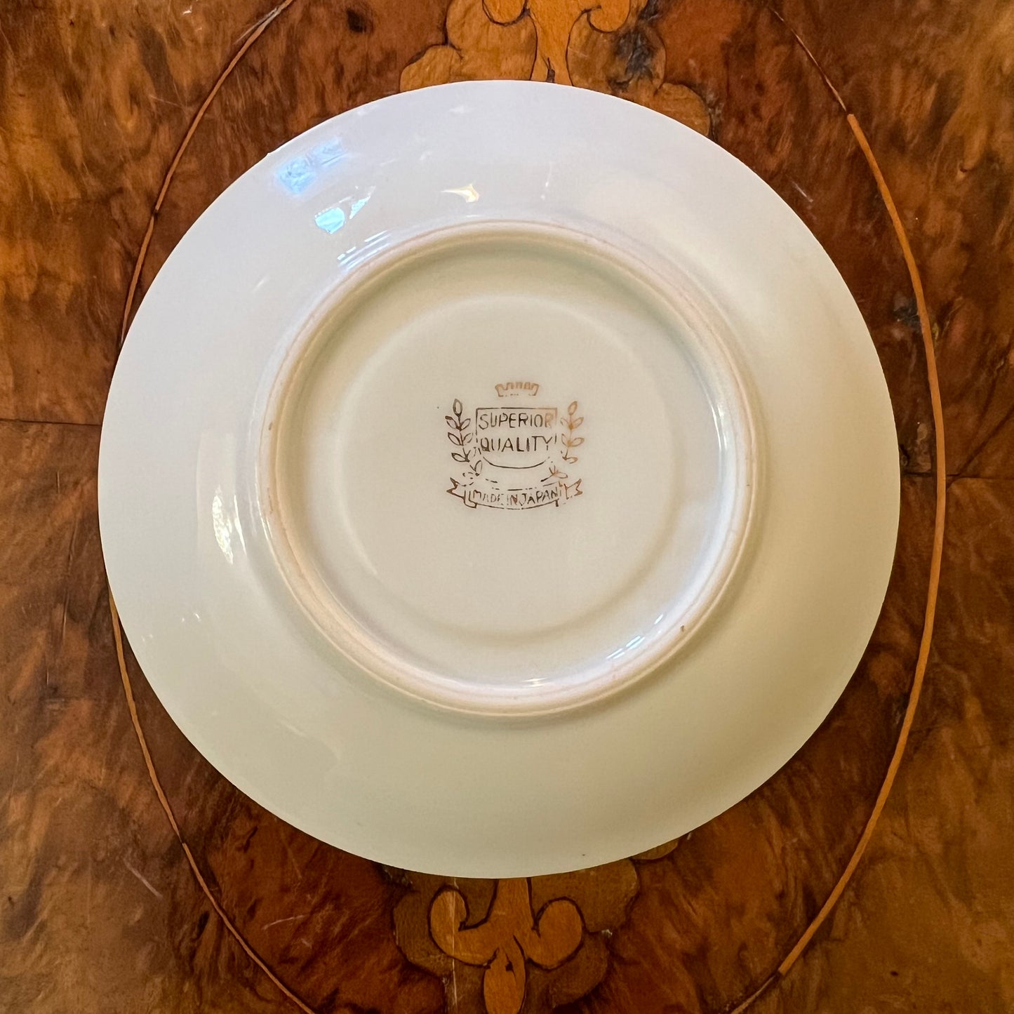 Japanese Floral Print Coffee Saucer