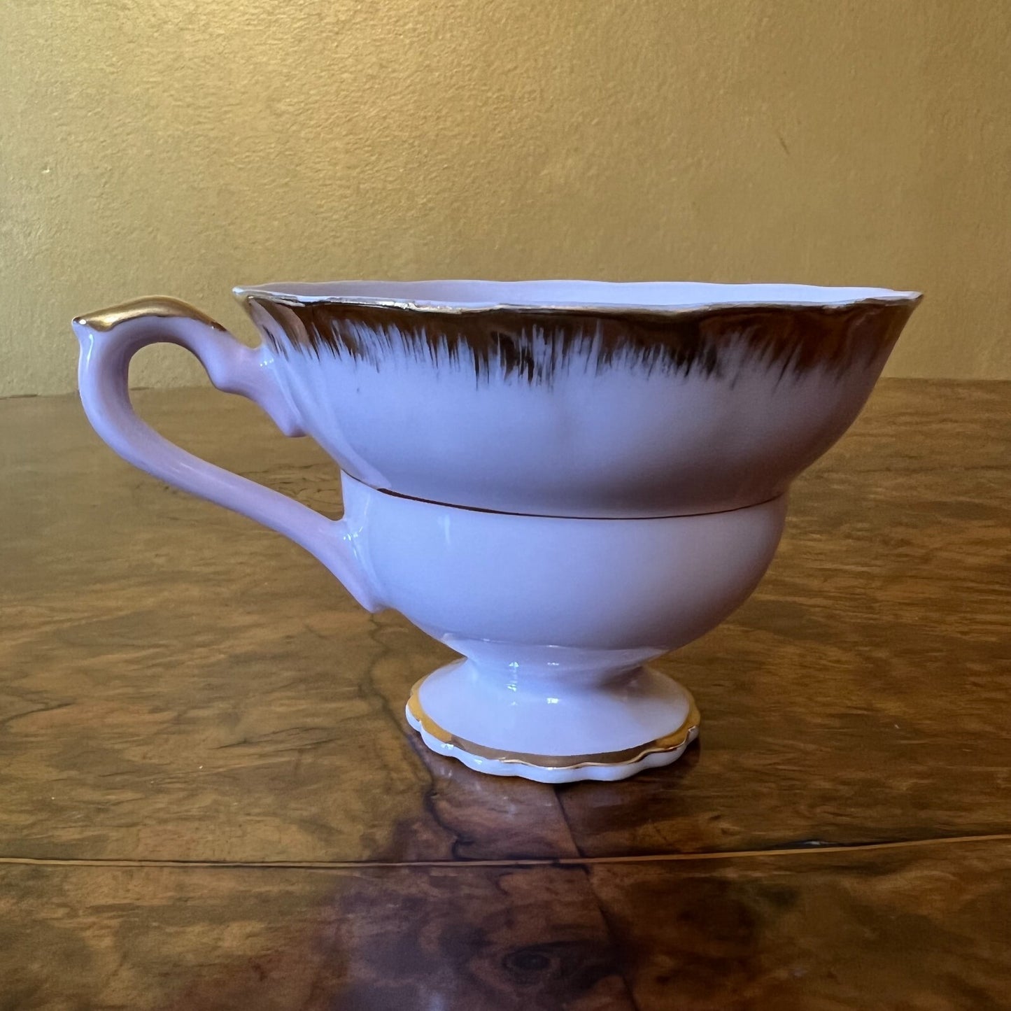 Japanese Pink Floral Tea Cup