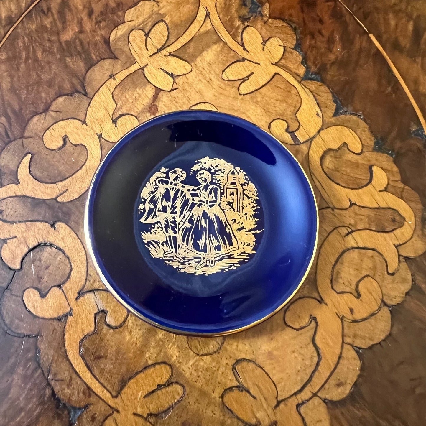 Japanese Style Limoges Miniature Saucer