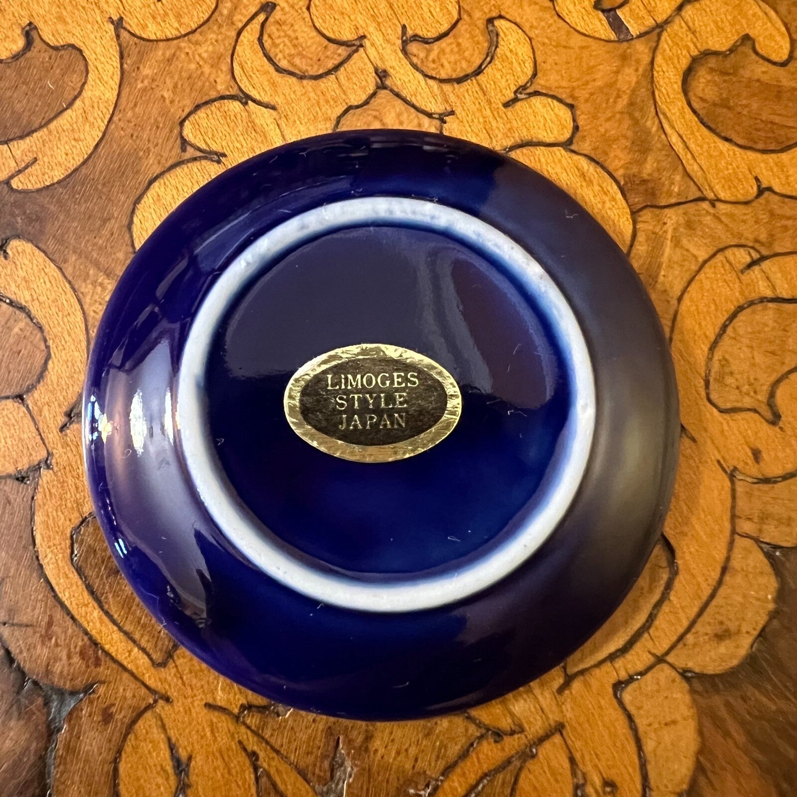 Japanese Style Limoges Miniature Saucer Plate