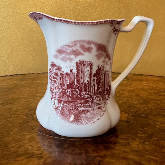 Johnson Bros Pink Castle Water Jug
