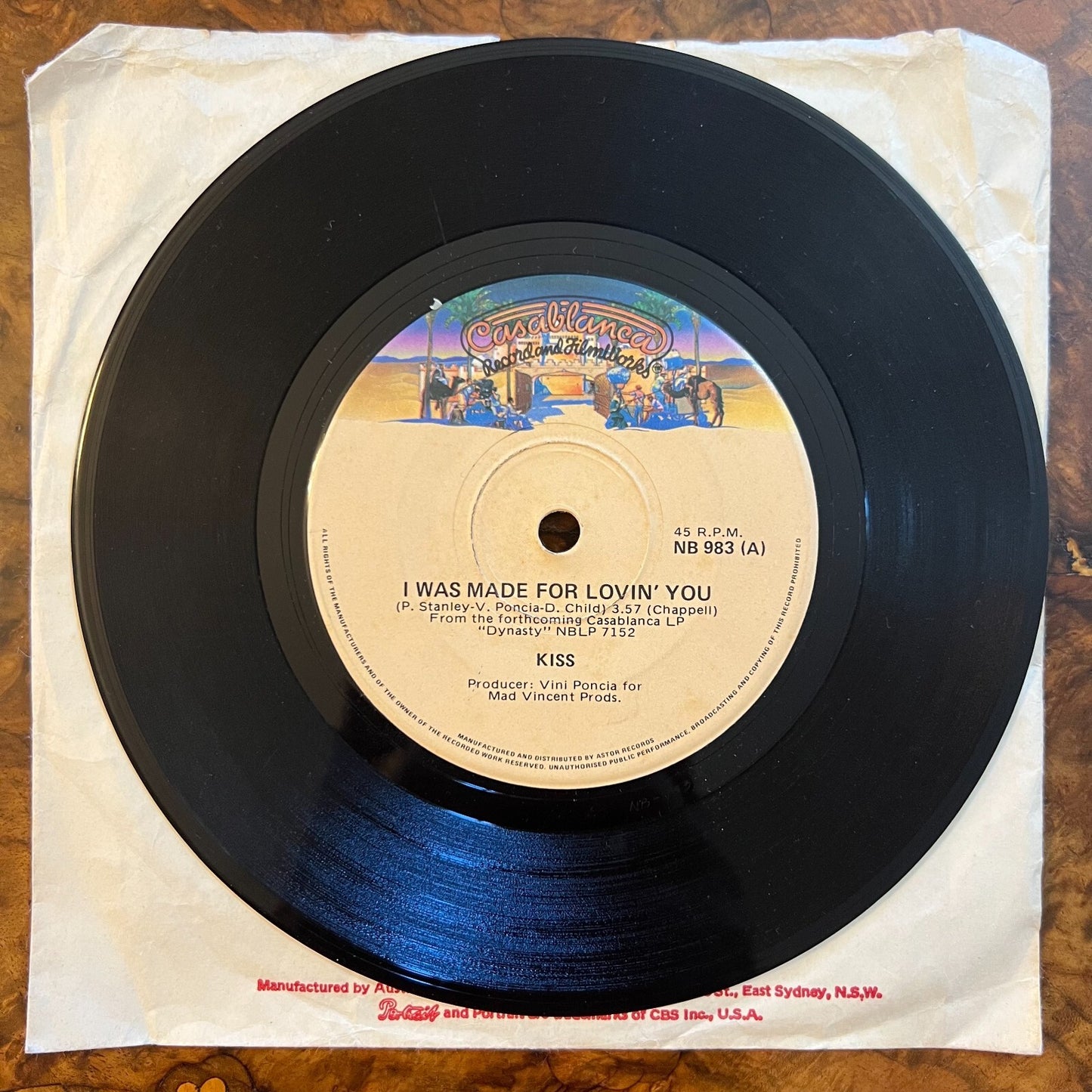 Kiss I Was Made For Lovin' You/ Hard Times