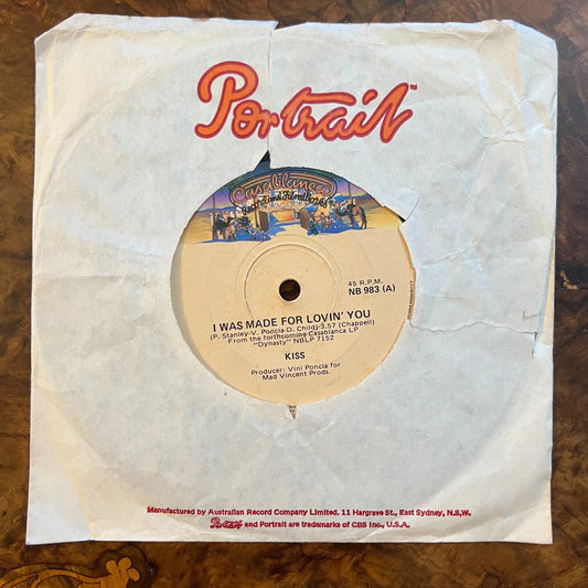 Kiss I Was Made For Lovin' You/ Hard Times Record