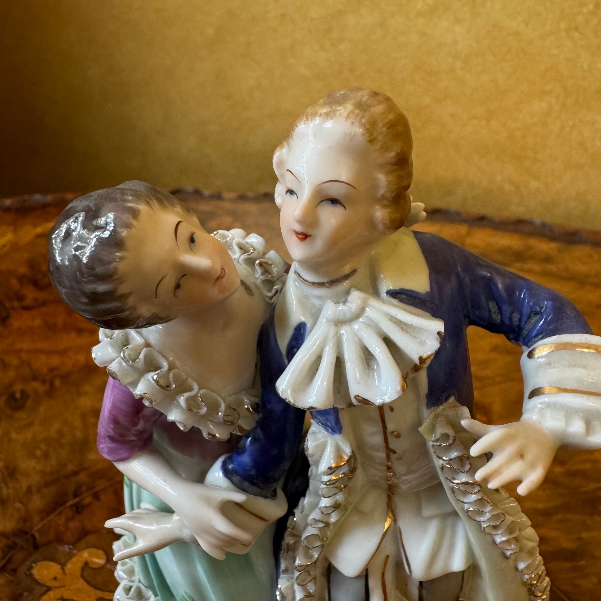 Lady & Man Porcelain Figurine