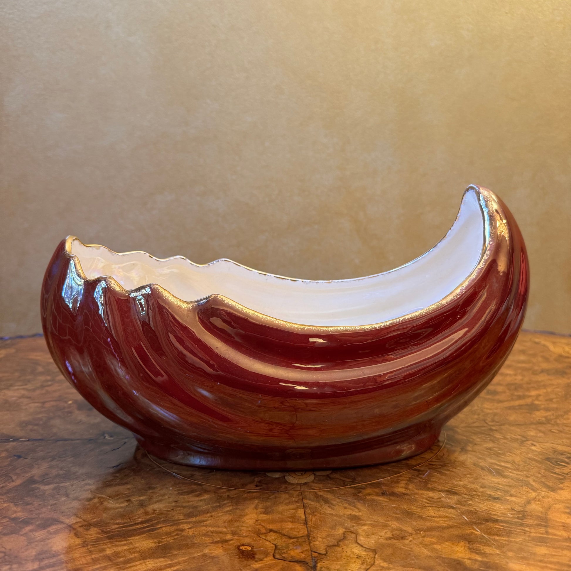 Lustureware Burgundy Bowl