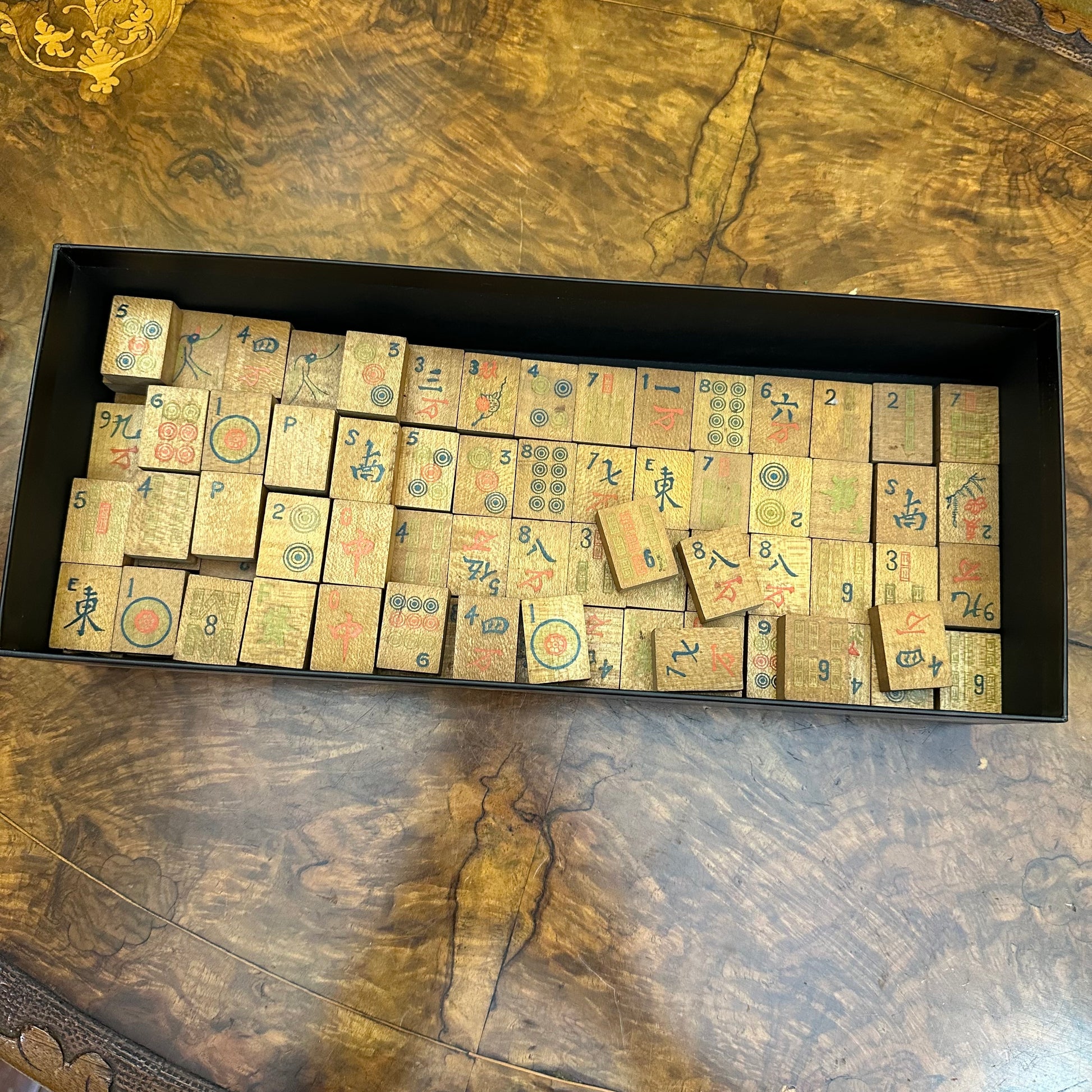 Mahjong Set Antique
