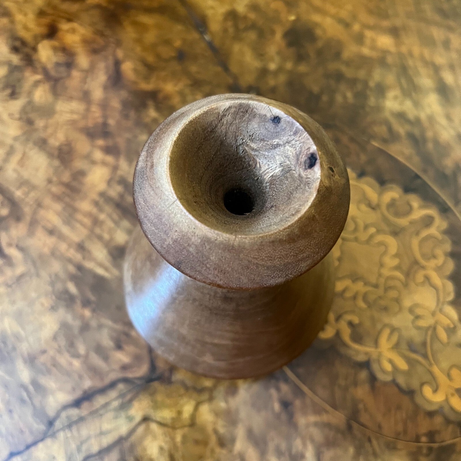 Mango Wood Made By EJH 1998 Vase