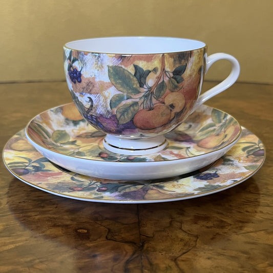 Maxwell & Williams Fruits Tea Cup Trio Set