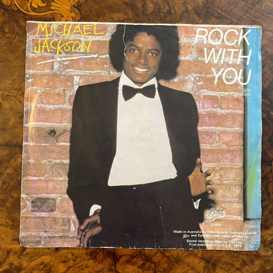 Michael Jackson Rock With You/working Day And Night Record