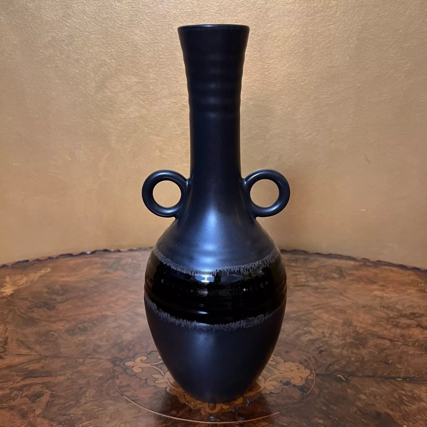 Mihama Japanese Black Vase