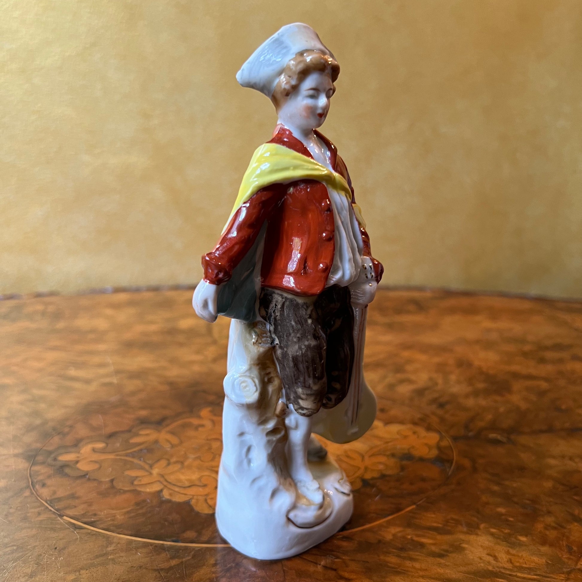 Musician Boy Figurine Statue